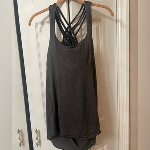 lululemon athletica Dark Gray Strappy Tank Top